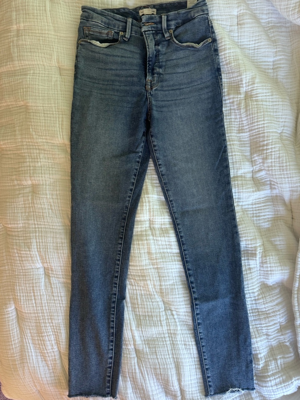 Good American Faded Blue Skinny Jeans